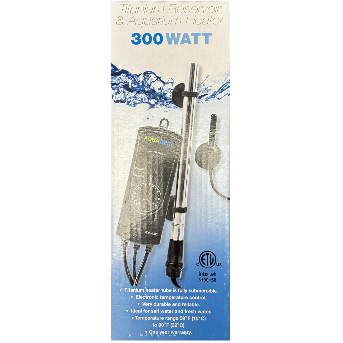Titanium Reservoir and Aquarium Heater 300W
