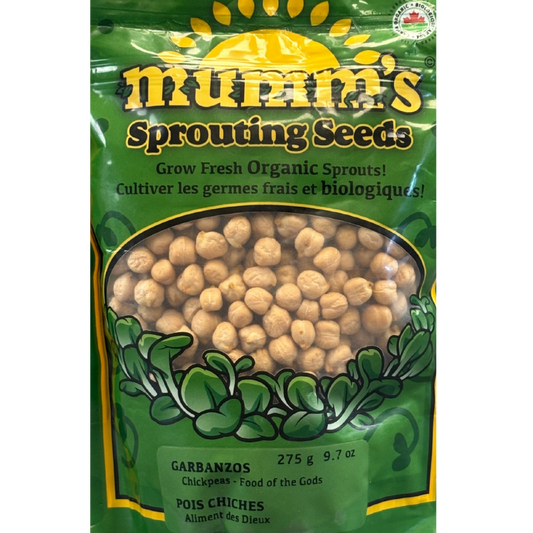 Mumm's Sprouts Garbanzo Beans