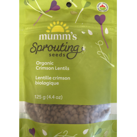 Mumm's Sprouts Crimson Lentils