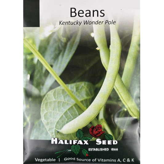 Halifax Seed Bean Kentucky Wonder Pole Pkg.