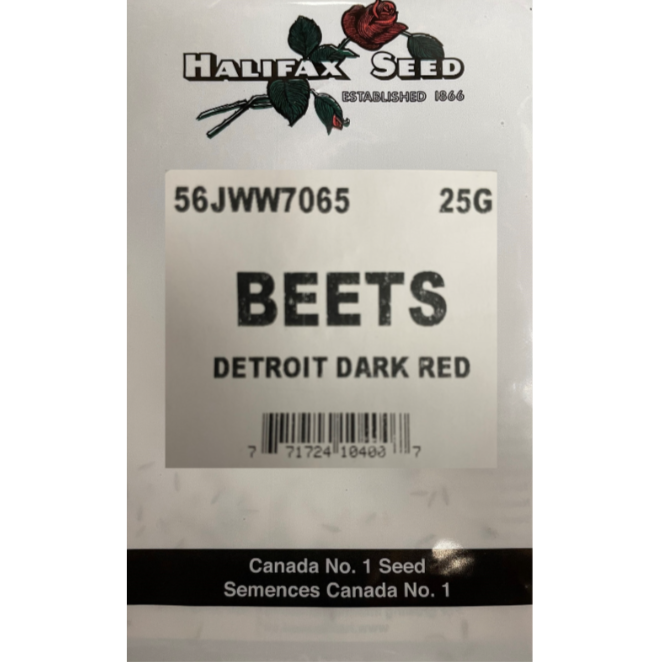 Halifax Seed Bulk Beet Detroit Dark Red 25g