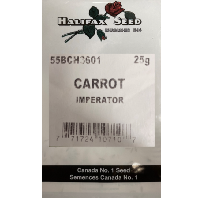 Halifax Seed Bulk Carrot Imperator 25g