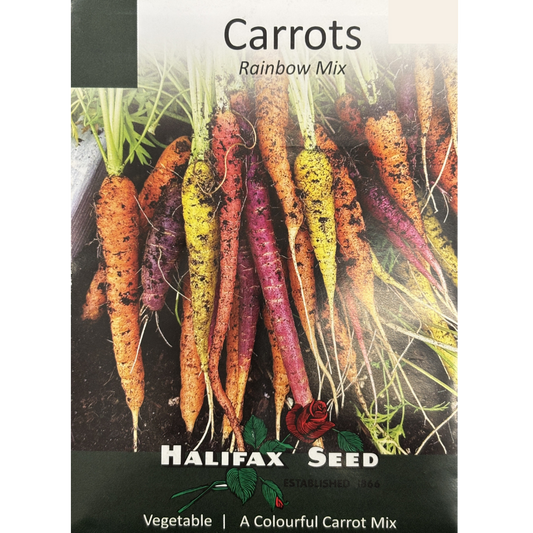Halifax Seed Carrots Rainbow Mix Pkg.