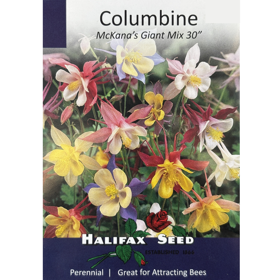 Halifax Seed Columbine McKana's Giant Mix Pkg.