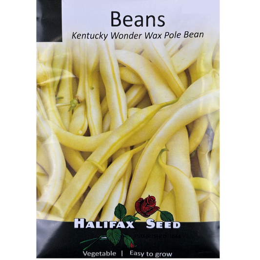 Halifax Seed Bean Kentucky Wonder Wax Pole Pkg.