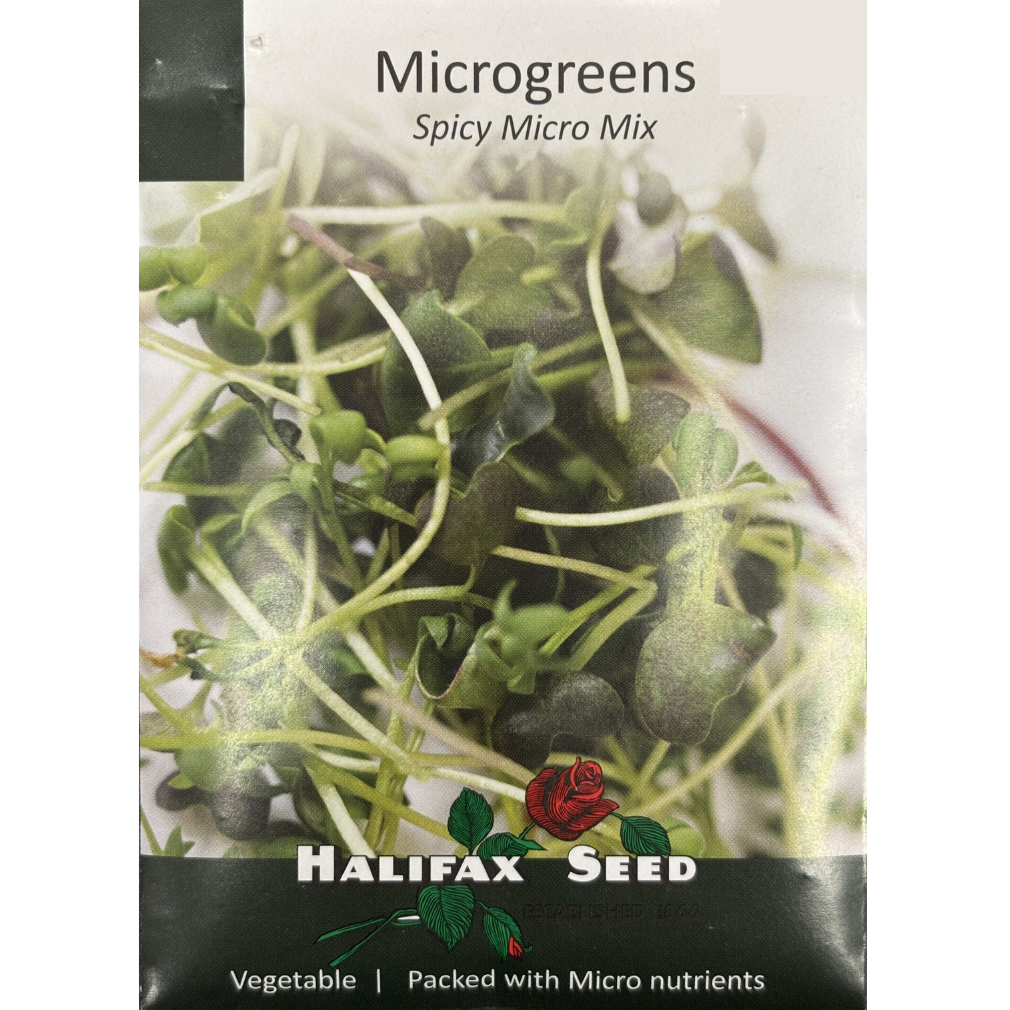 Halifax Seed Microgreens Spicy Micro Mix Pkg.