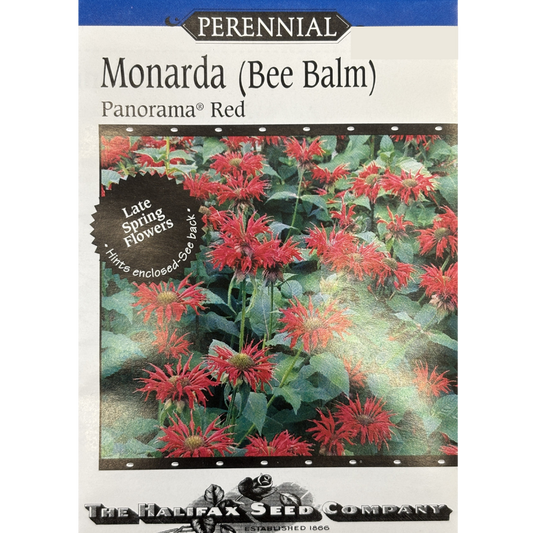 Halifax Seed Monarda (Bee Balm) Panorama Red Pkg.