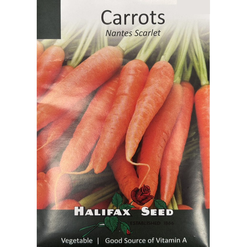 Halifax Seed Carrots Nantes Scarlet Pkg.