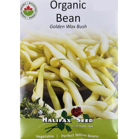 Halifax Seed Organic Bean Golden Wax Bush Pkg.