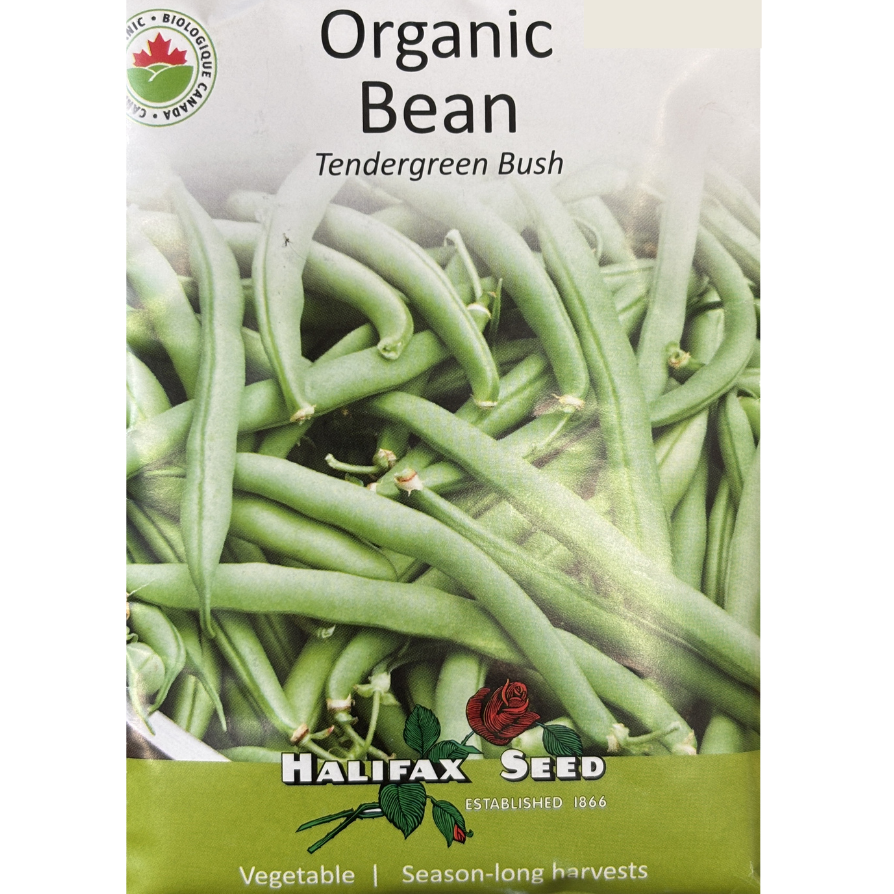 Halifax Seed Organic Bean Tendergreen Bush Pkg.