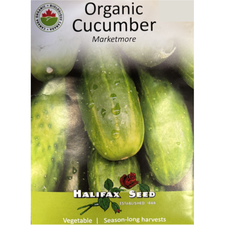 Halifax Seed Organic Cucumber Marketmore Pkg.