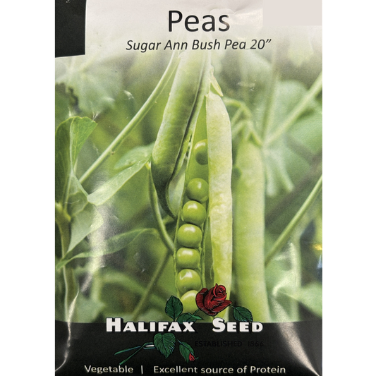 Halifax Seed Peas Sugar Ann Bush Pkg.