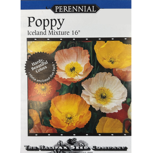 Halifax Seed Poppy Iceland Mixture Pkg.