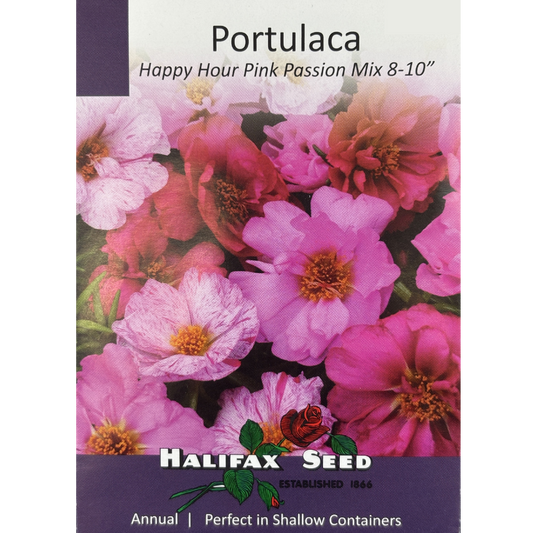 Halifax Seed Portulaca Happy Hour Pink Passion Mix Pkg.