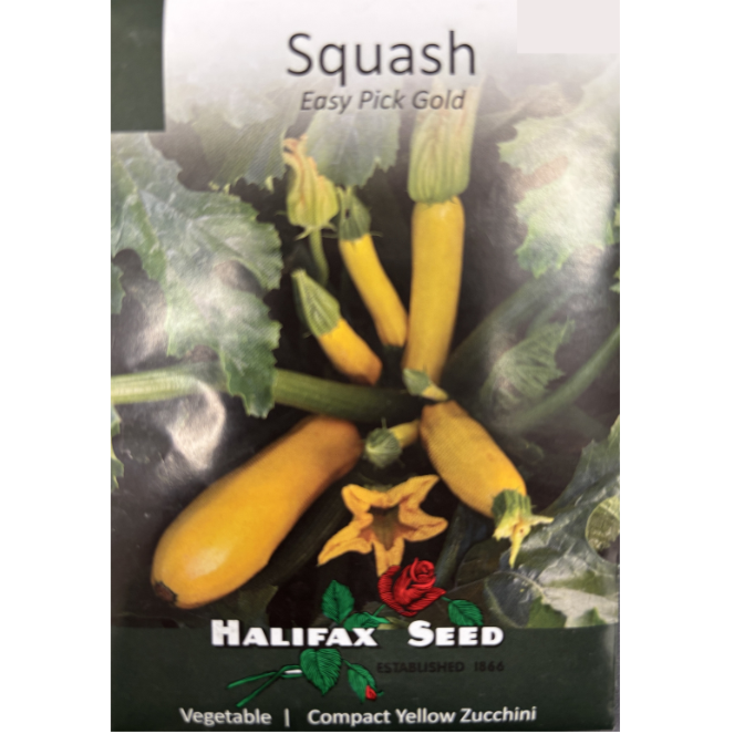 Halifax Seed Squash Easy Pick Gold Pkg.