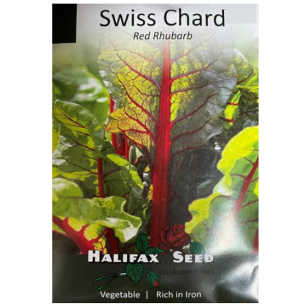 Halifax Seed Swiss Chard Red Rhubarb