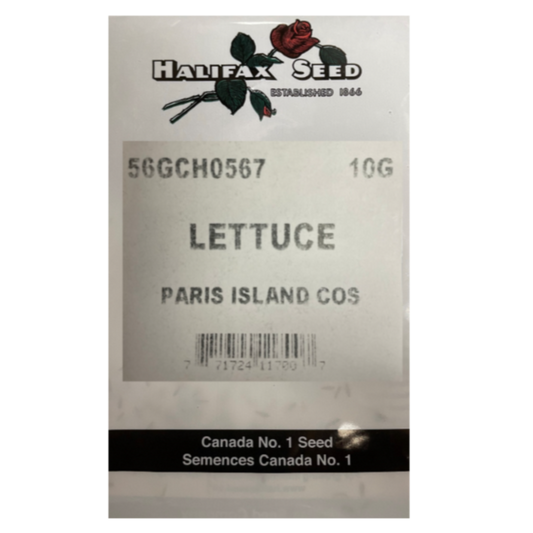 Halifax Seed Bulk Lettuce Paris Island Cos 10g