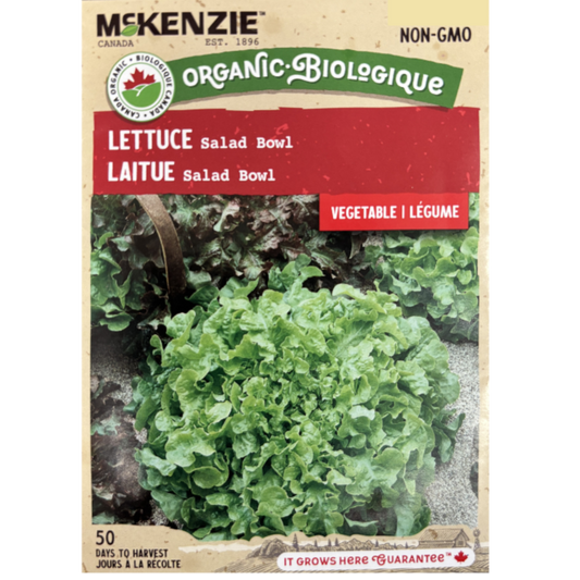 McKenzie Organic Seed Lettuce Salad Bowl Pkg.