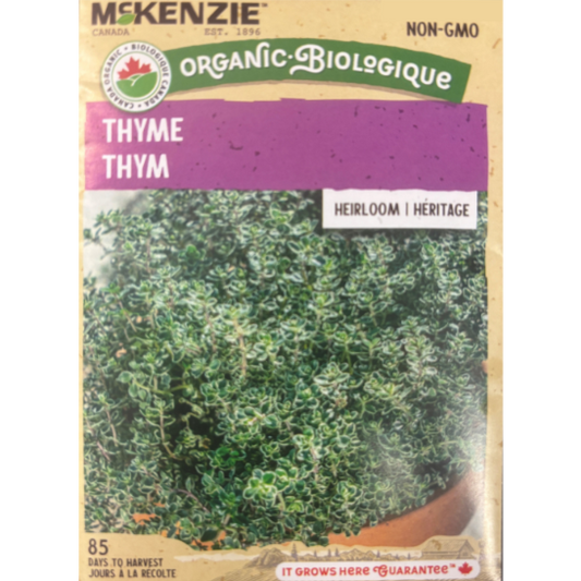 McKenzie Organic Herb Seed Thyme Pkg.