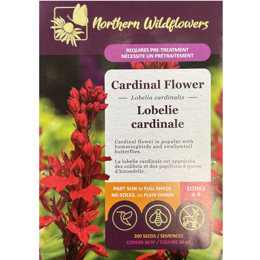 Northern Wildflowers Cardinal Flower Pkg.