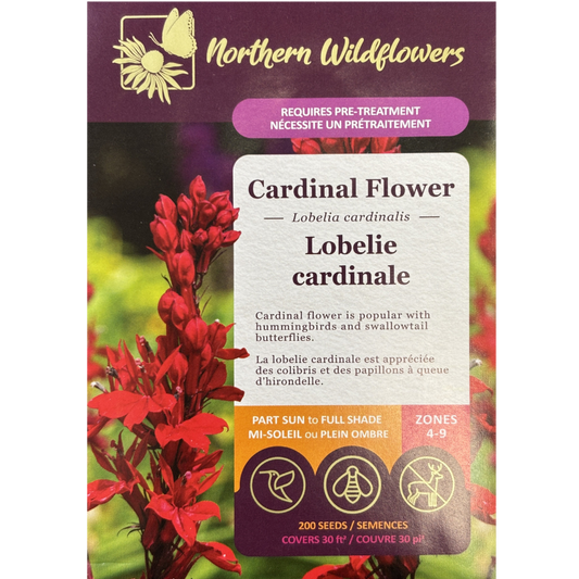 Northern Wildflowers Cardinal Flower Pkg.