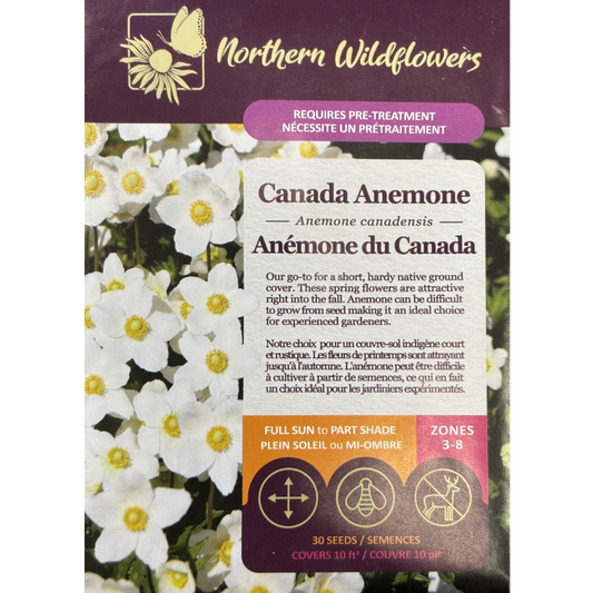 Northern Wildflowers Anemone Canada Pkg.