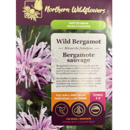 Northern Wildflowers Bergamot Wild Pkg.