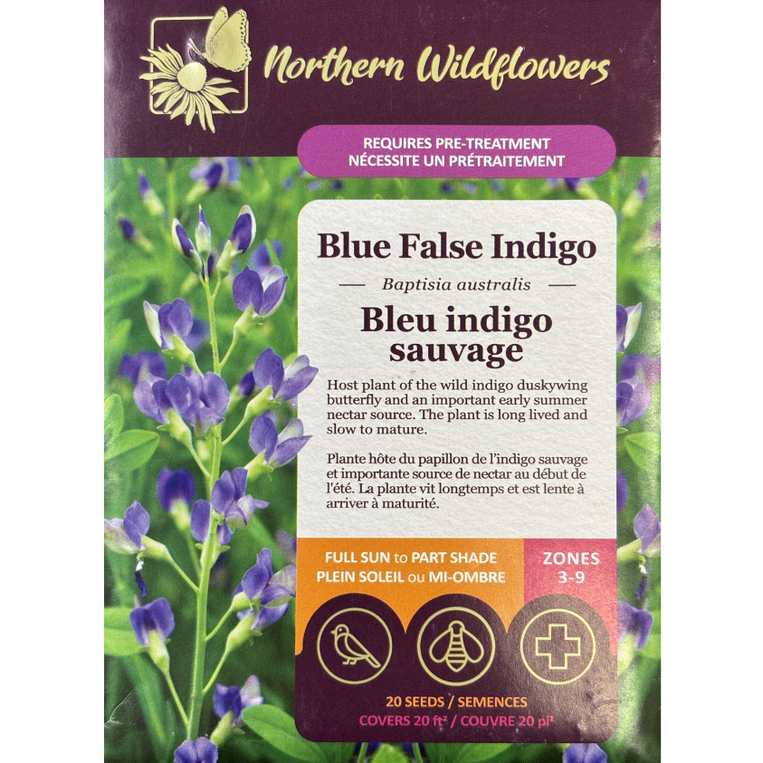 Northern Wildflowers Indigo Blue False Pkg.