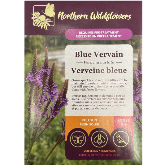 Northern Wildflowers Vervain Blue Pkg.