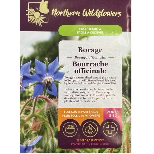 Northern Wildflowers Borage Pkg.