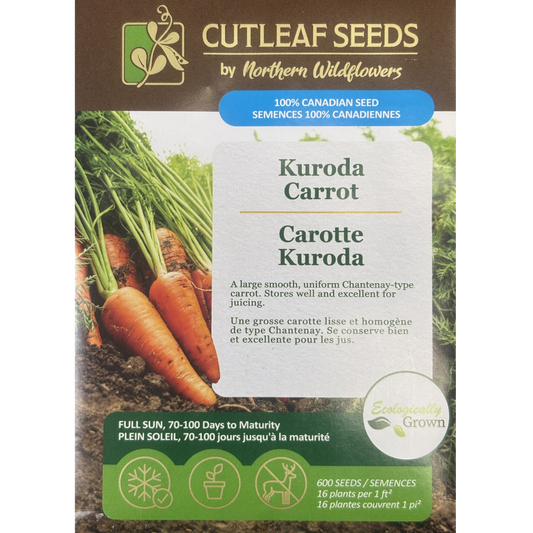 Northern Wildflowers Carrot Kuroda Pkg.