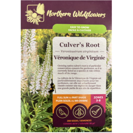 Northern Wildflowers Culvert's Root Pkg.