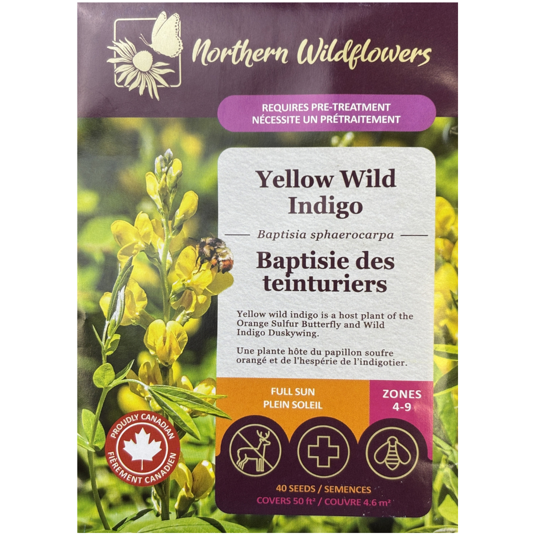 Northern Wildflowers Indigo Yellow Wild Pkg.