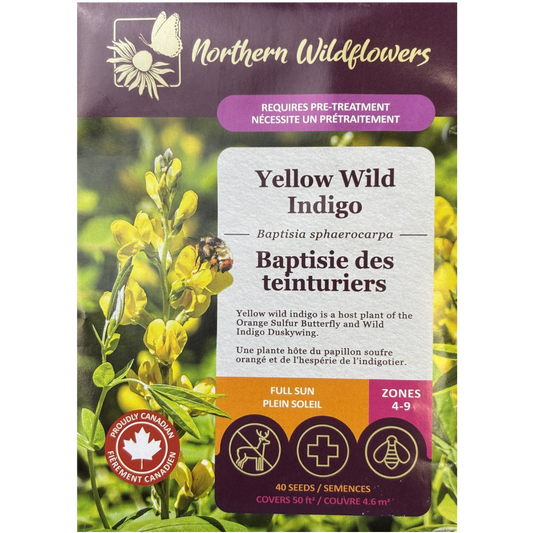 Northern Wildflowers Indigo Yellow Wild Pkg.