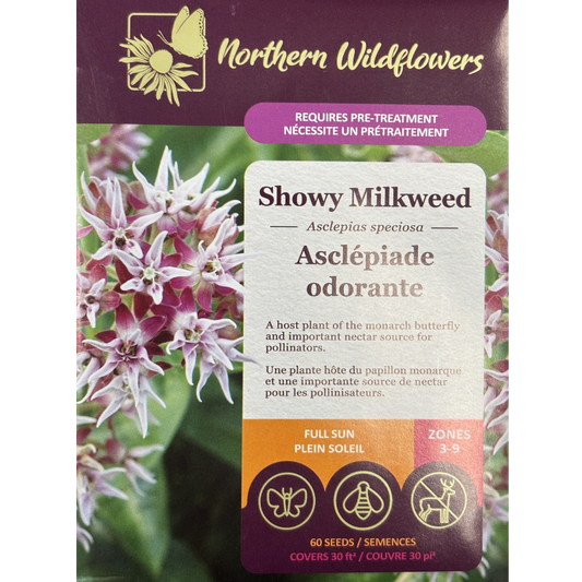 Northern Wildflowers Milkweed Showy Pkg.