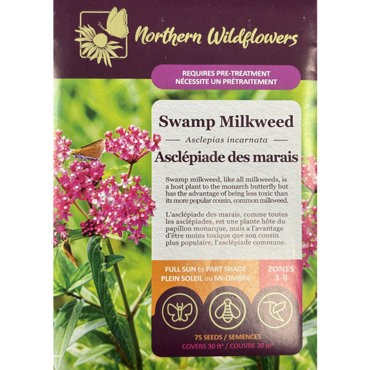 Northern Wildflowers Milkweed Swamp Pkg.