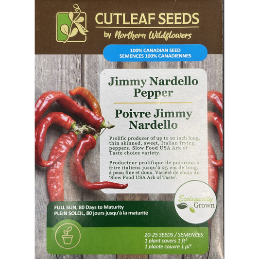 Northern Wildflowers Pepper Jimmy Nardello Pkg.