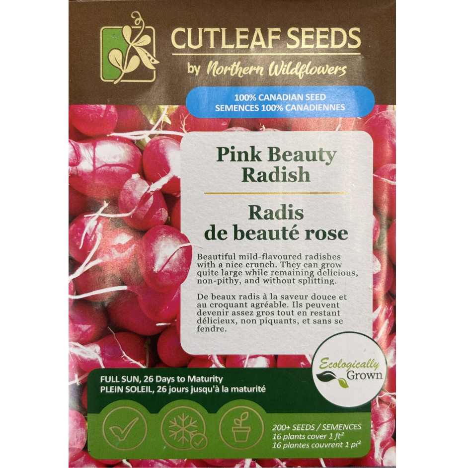 Northern Wildflowers Radish Pink Beauty Pkg.