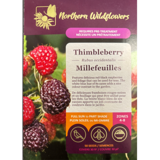 Northern Wildflowers Thimbleberry/Black Cap Raspberry Pkg.