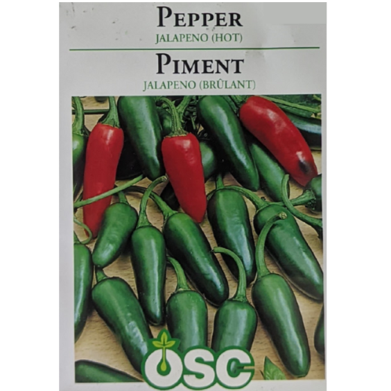 OSC Seeds Pepper Jalapeno Hot Pkg