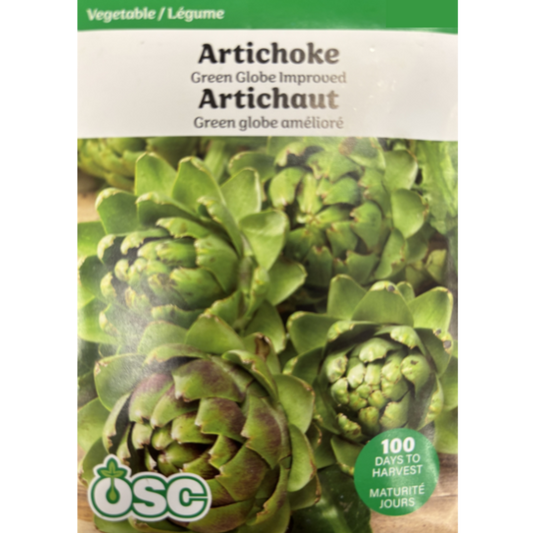 OSC Seeds Artichoke Green Globe Improved Pkg.