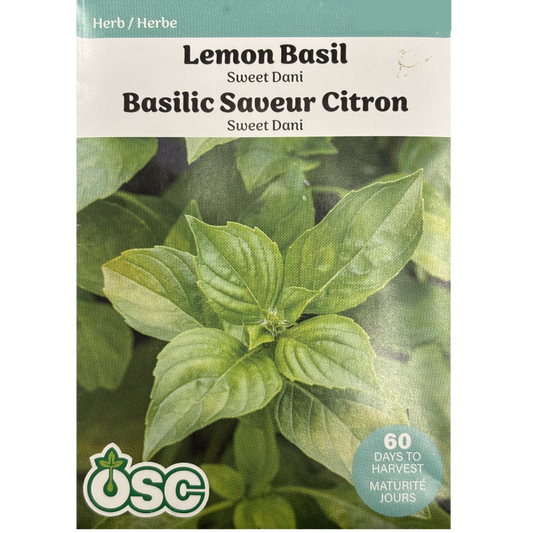 OSC Herb Seeds Basil Lemon Sweet Dani Pkg.