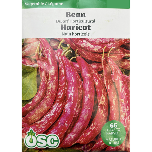 OSC Seeds Beans Dwarf Horticultural Pkg.