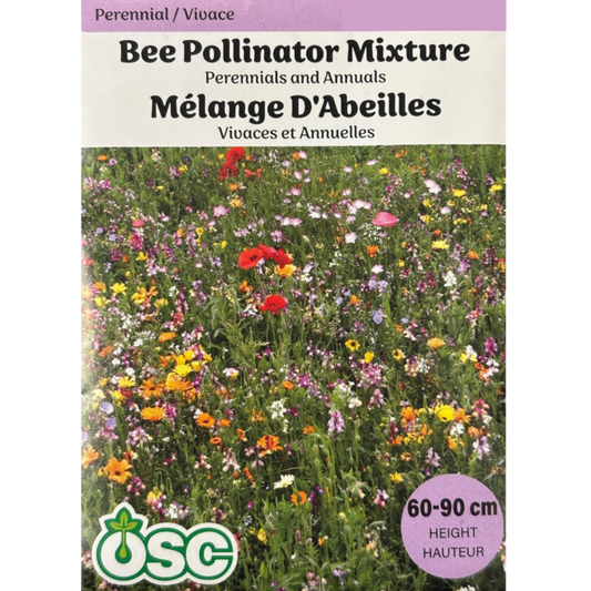 OSC Seeds Mix Bee Pollinator Perennials and Annuals Pkg.