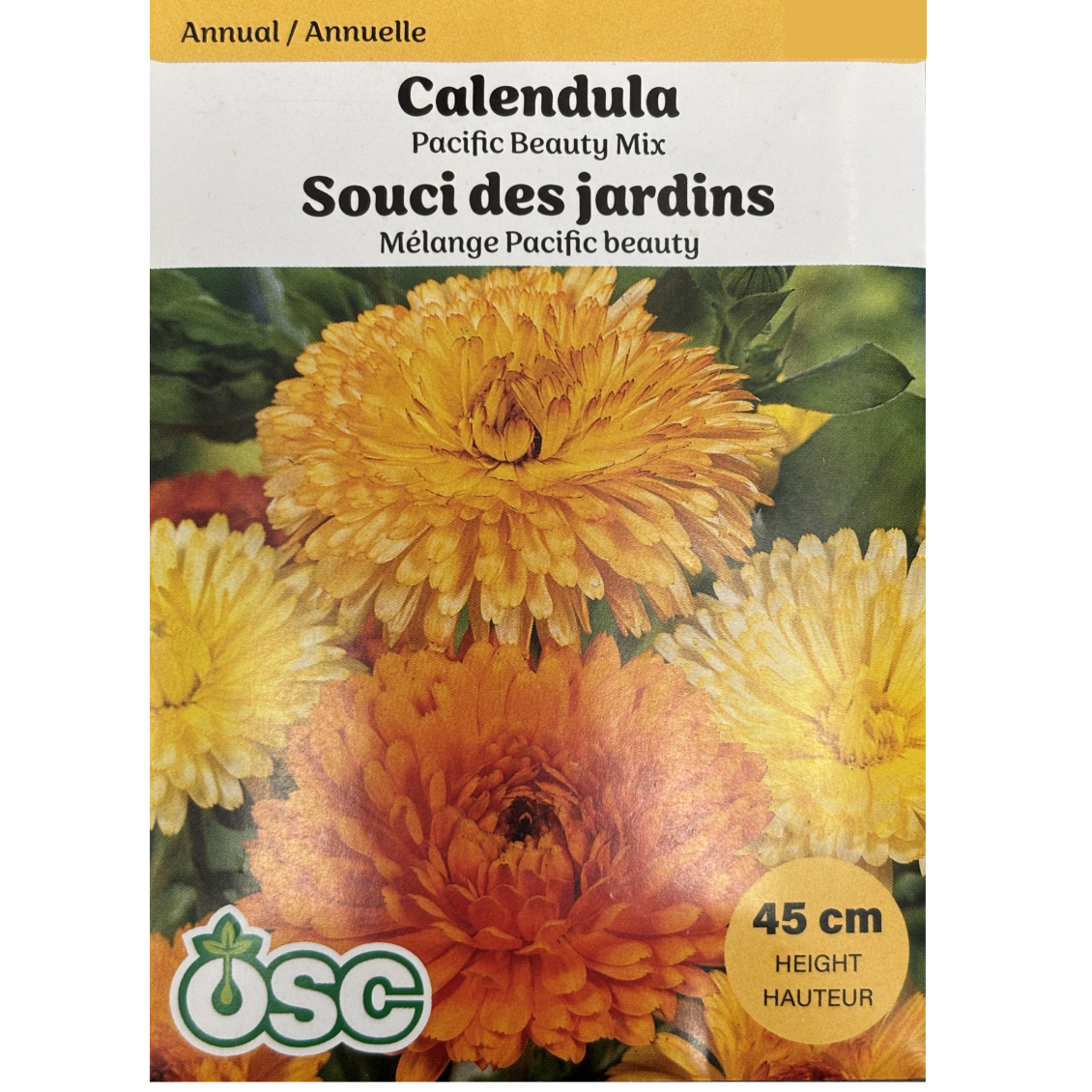 OSC Seeds Calendula Pacific Beauty Mix Pkg.