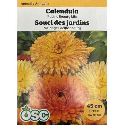 OSC Seeds Calendula Pacific Beauty Mix Pkg.