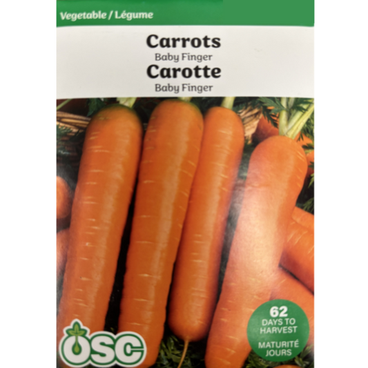 OSC Seeds Carrot Baby Finger Pkg.