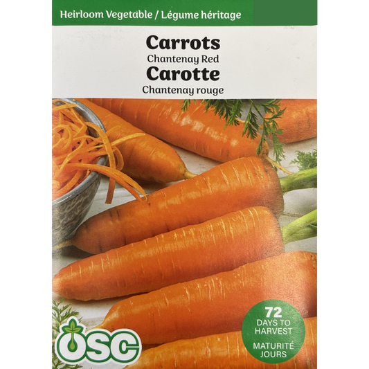OSC Seeds Carrot Chantenay Red Pkg.