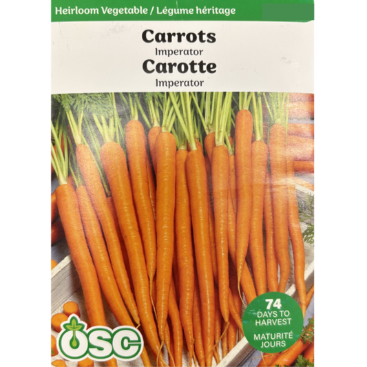 OSC Seeds Carrot Imperator Pkg.