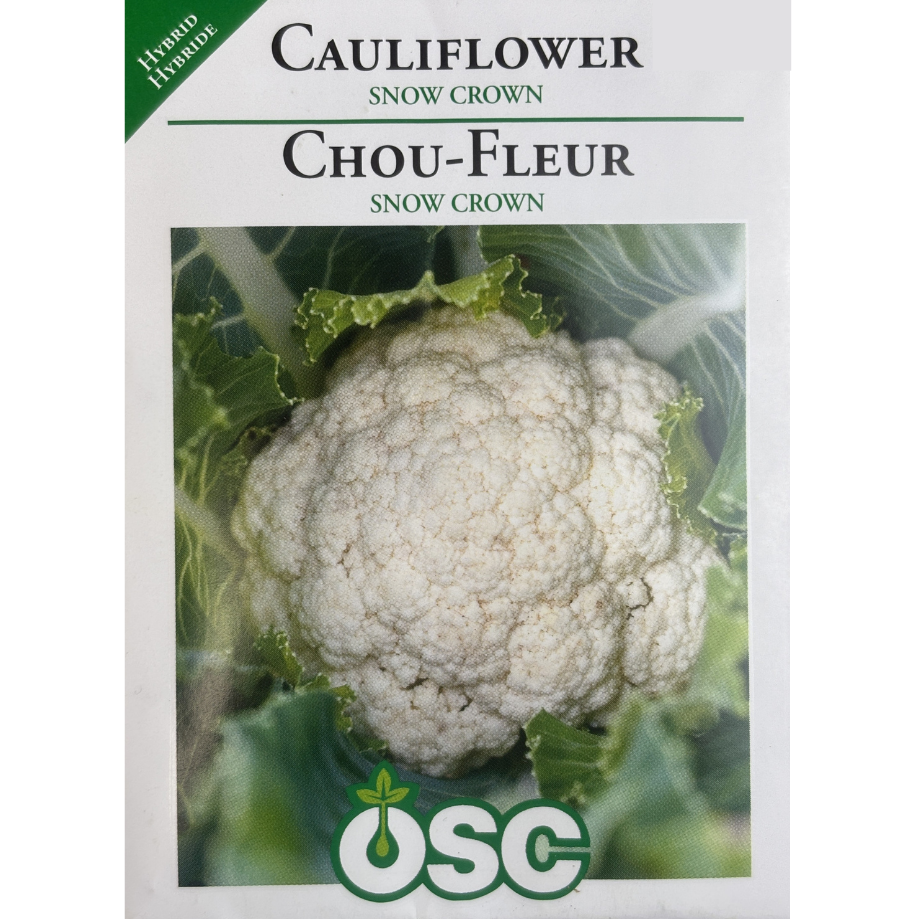 OSC Seeds Cauliflower Snow Crown Hybrid Pkg.
